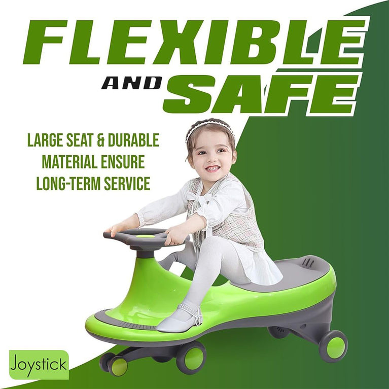 Premium Kids Play Swing Car Kids Ride On Toy (1 Pc Mix Color)