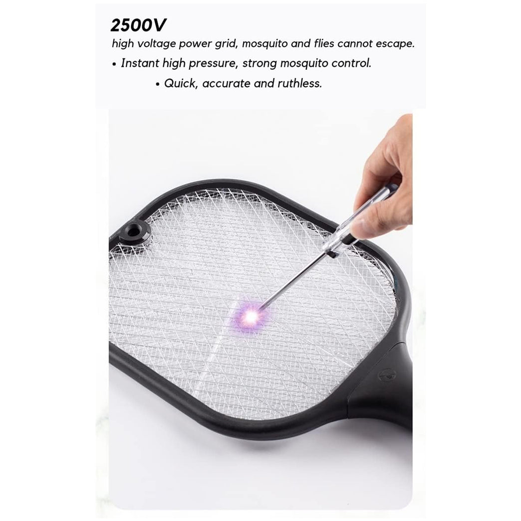 1747 Mosquito Killer Racket Rechargeable Automatic Electric Fly Swatter Mosquito Zapper Racket With Uv Light Lamp Mosquito Swatter With Usb Charging Base Electric Insect Killer Racket Machine Bat