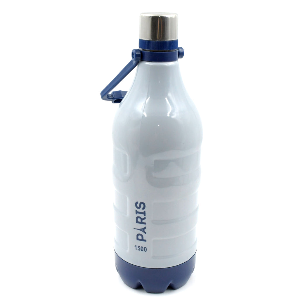 Plastic Sports Insulated Water Bottle With Handle Easy To Carry High Quality Water Bottle Bpa-free Leak-proof For Kids School For Fridge Office Sports School Gym Yoga (1 Pc 1500ml 2200ml)