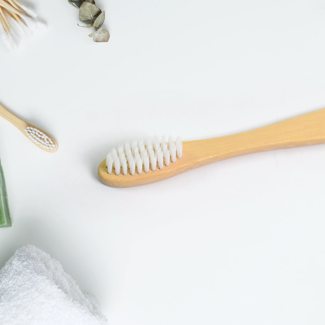 Wooden Bamboo Brush Toothbrush Ultra Soft Bristles (1 Pc)