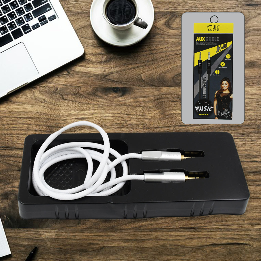 Aux Cable For Mobile And Tablet Home Car Stereos More (1 Pc 1000mm)
