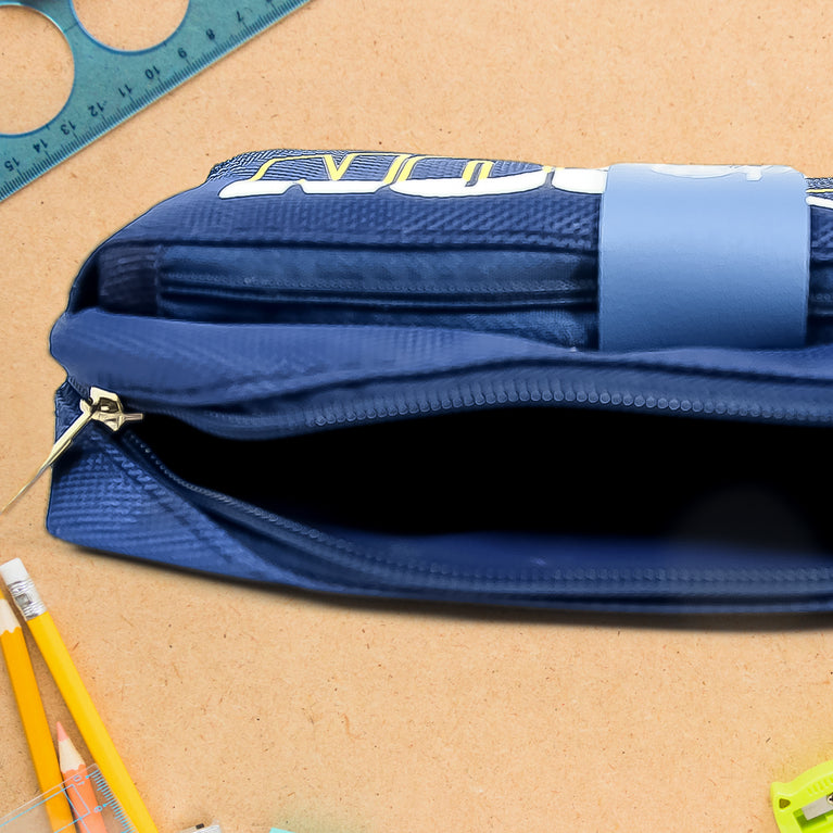 Pencil Pouch With Zipper 1 Pc 2 Compartment)