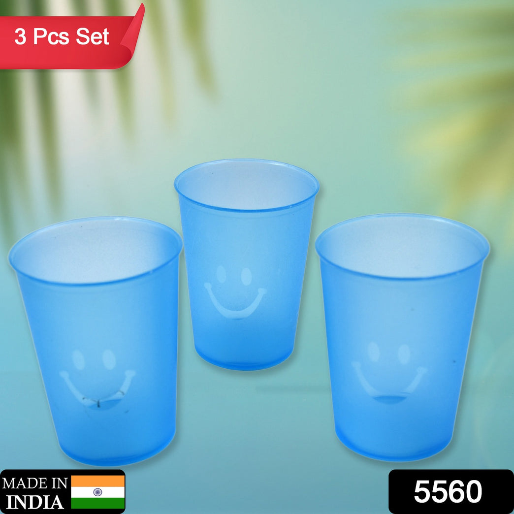 5560 Plastic Tumblers Lightweight Cups Glass Reusable Drinking Cups Restaurant Cups Dishwasher Safe Beverage Tumblers Glasses For Kitchen Water Transparent Glasses 3 Pc Set