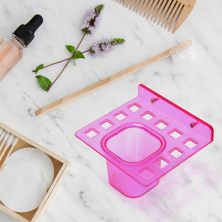 7644 2in1 Tumbler Dish Toothbrush Holder ( 2 Pcs Pack )