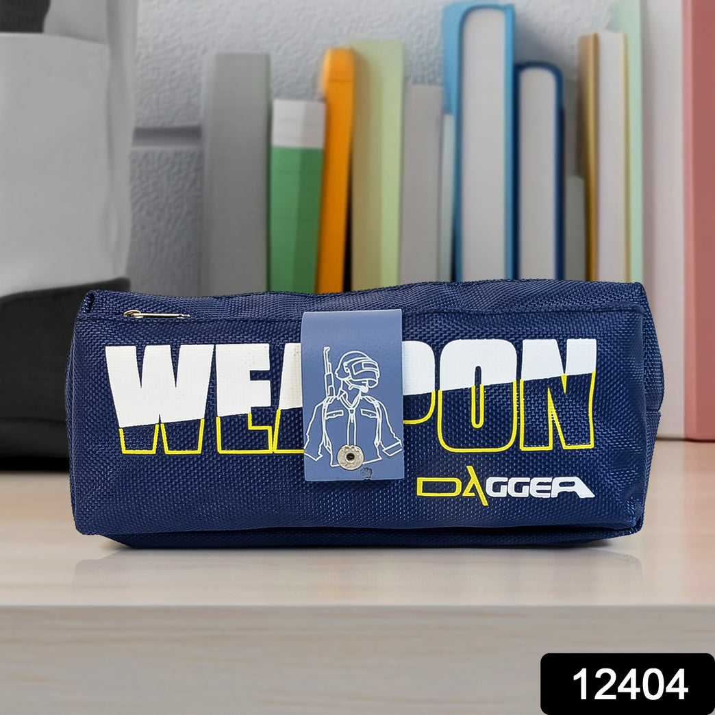 Pencil Pouch With Zipper 1 Pc 2 Compartment)