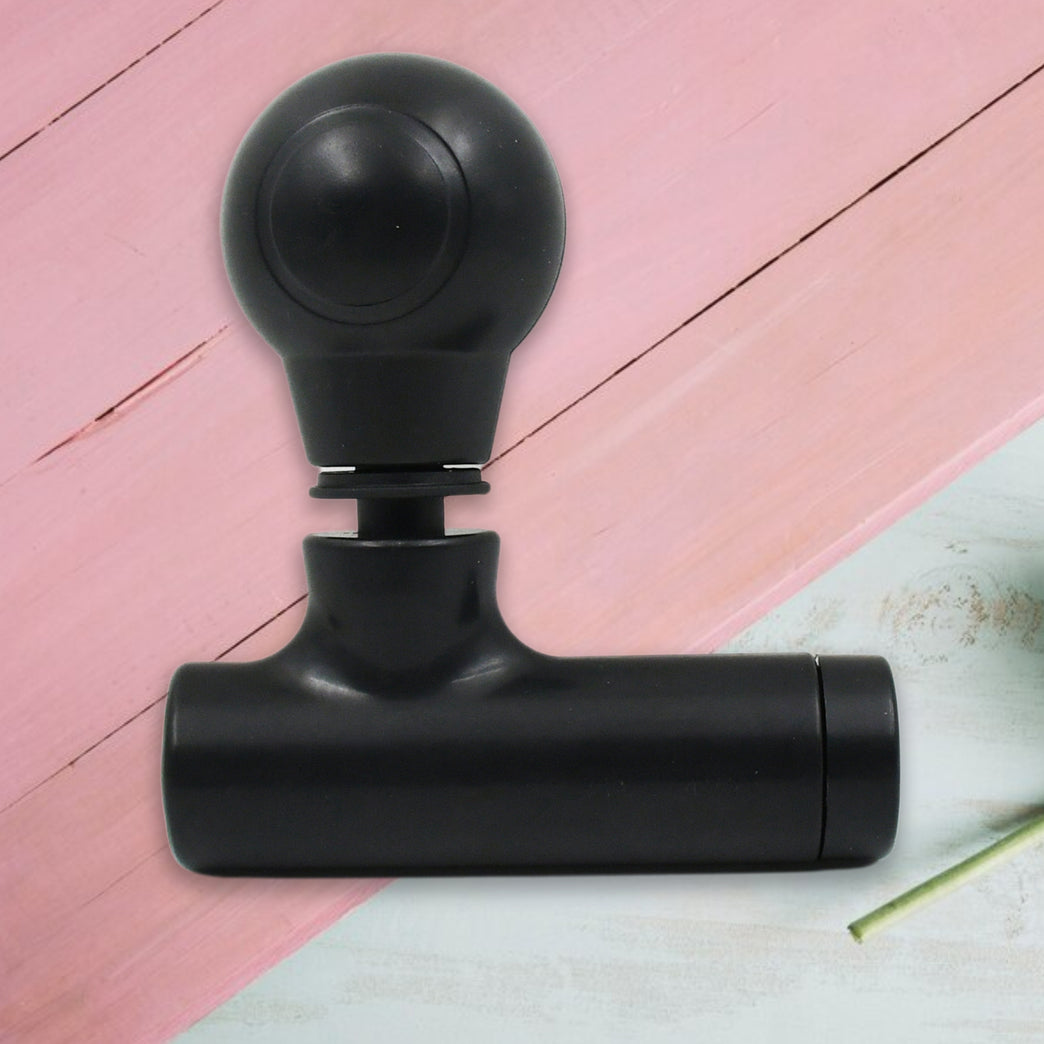 12673 Black Mini Pocket Size Vibrator Full Body Massager Cordless One Button Operation For Body Pain Relaxation