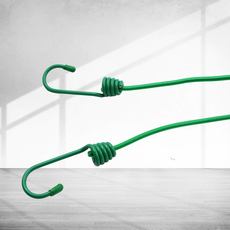 9373 Elastic Cloth Drying Rope With 12 Metal Clip Portable Clothes Line For Home Travel