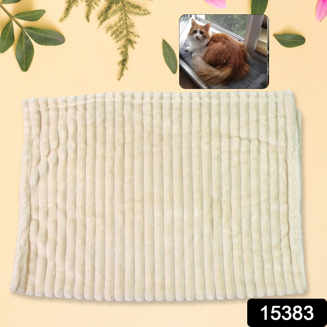 Pet Soft Cat Dog Blanket Towel Soft Warm Sleep Mat (7050 Cm 1 Pc Mix Color Design)