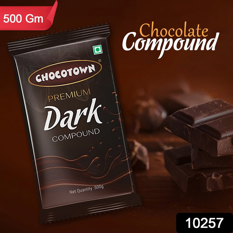 Dark Compound 500gm Chocotown Dark Choco Slab