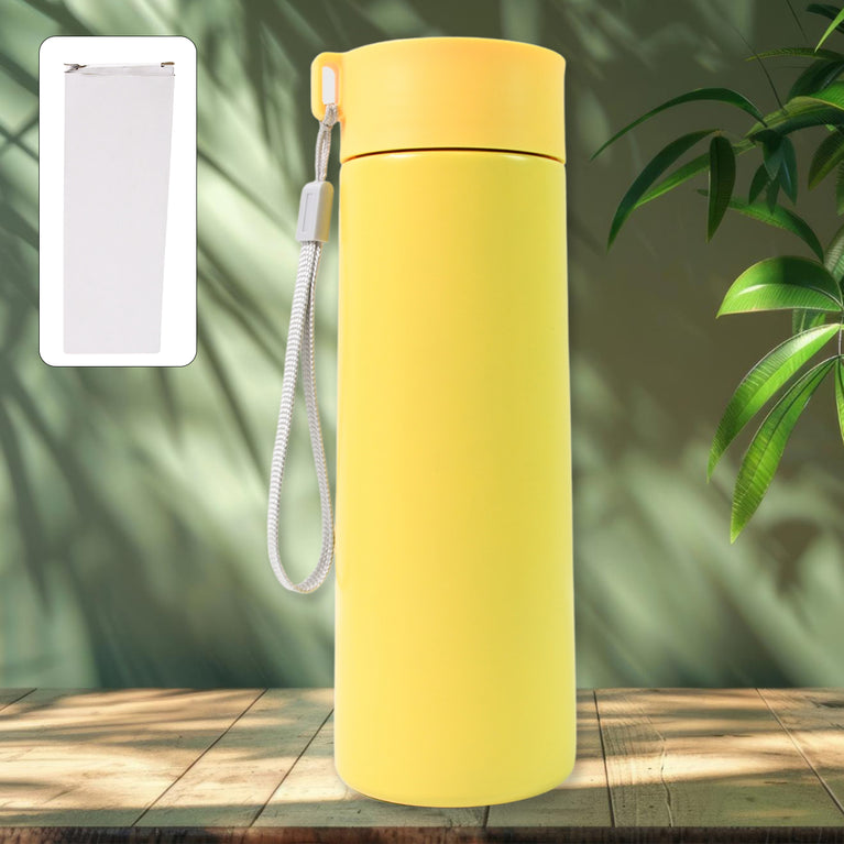 Vacuum Insulated Stainless Steel Double Walled (500 Ml Approx Mix Color)
