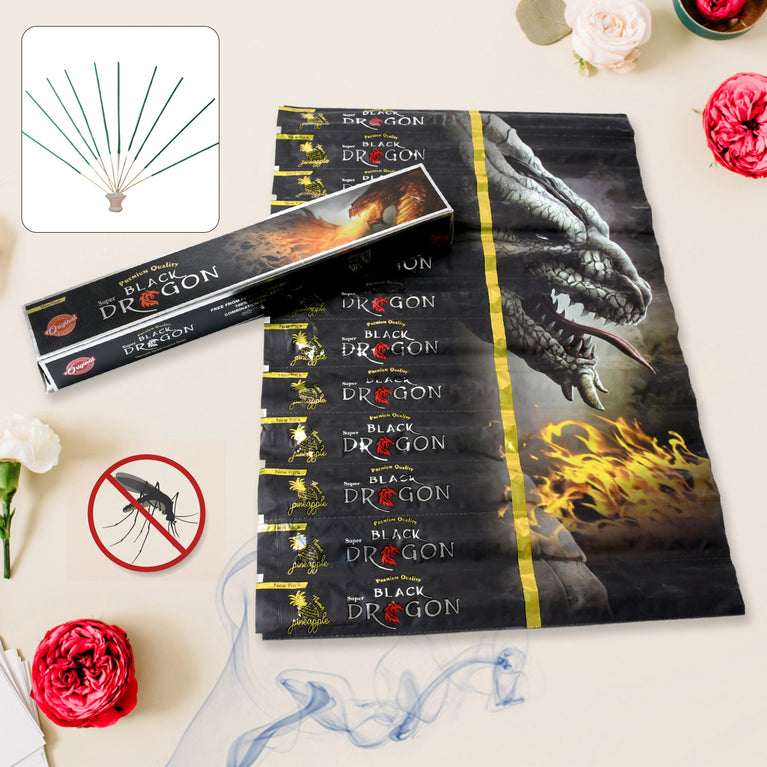 Mosquito Agarbatti Stick Herbal Mosquito Agarbatti 1 Box ( 12 Packet 120 Sticks ) ( Incense Stick )