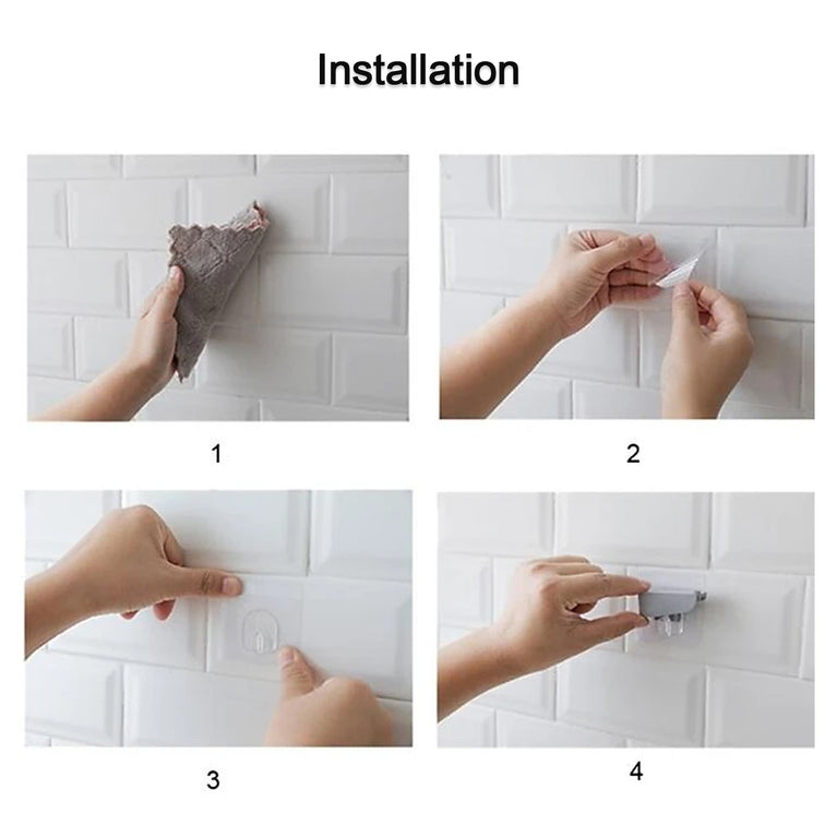 5733 Punch-free Wall Hanging Knife Holder Stand Knife Holder Kitchen Supplies Tool Holder Insert Knife Shelf Storage Rack (1 Pc )