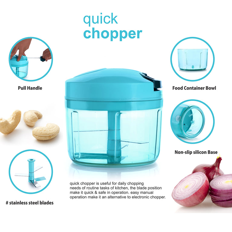 8105 Ganesh Quick Vegetable Chopper (1 Unit Chopper)(725 Ml)