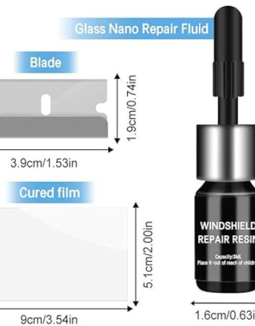 Car Windshield Crack Repair Resin Kit