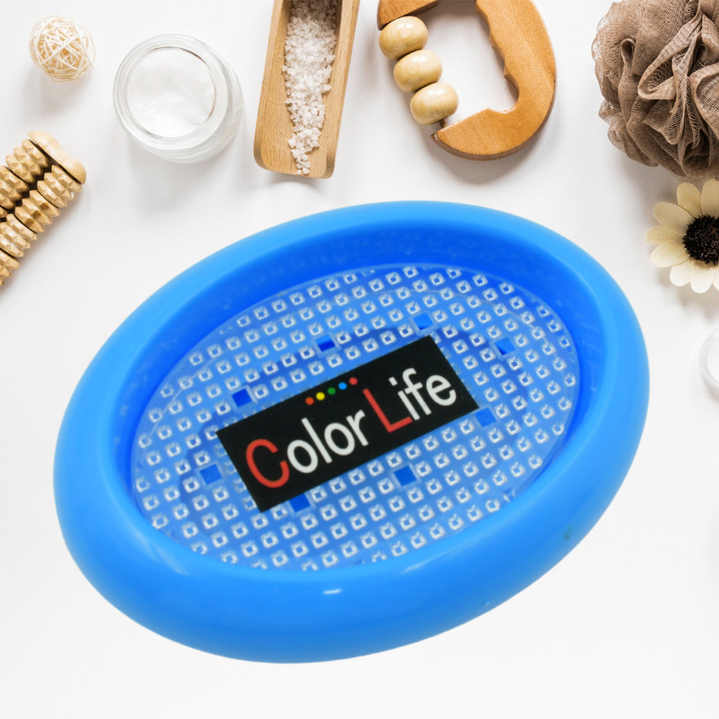 Bathroom Accessories Plastic Soap Case Soap Dish Soap Stand Plastic Soap Case Soap Holder Soap Dish For Bathroom Kitchen Sink (Oval Heart Shape Soap Case 1 Pc )