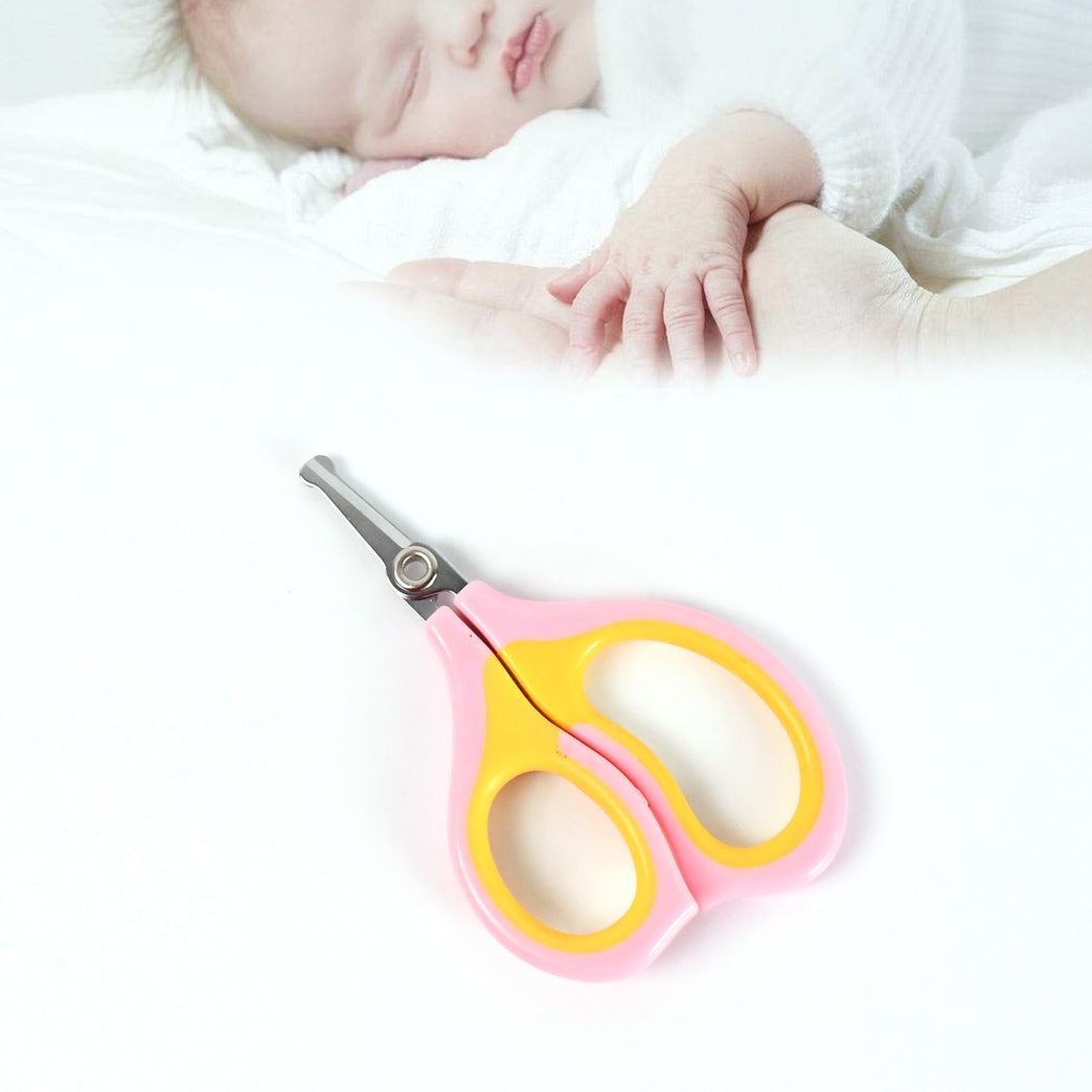 Baby Safety Nail Cutter Scissors For Safe Nail Clipping (1 Pc Mix Color)