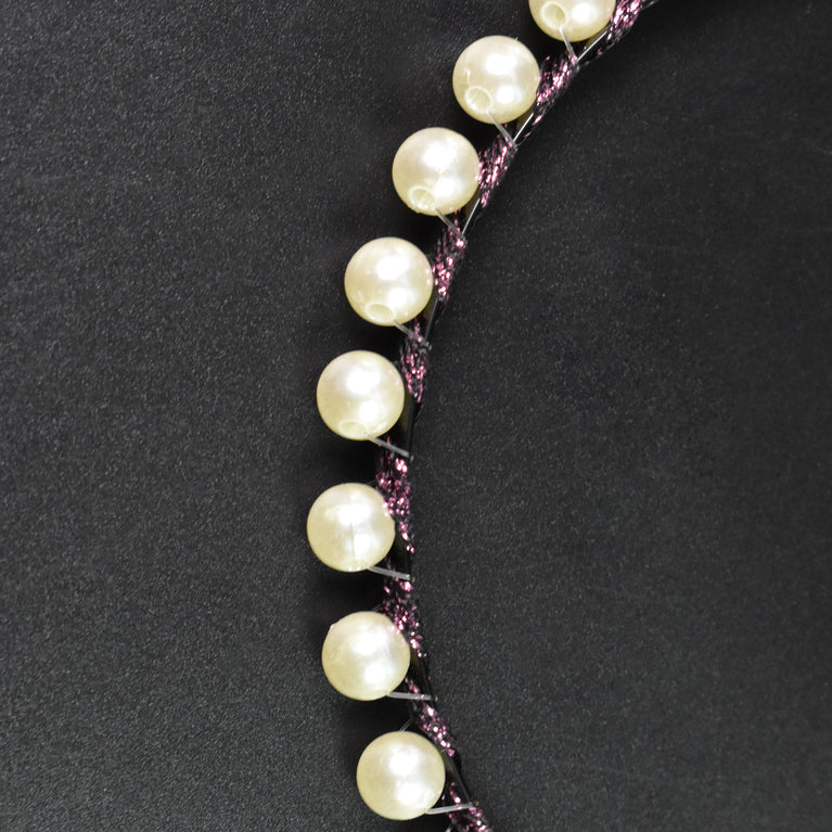 Hairband Pearls Fancy Party Hairband (1 Pc Mix Design)