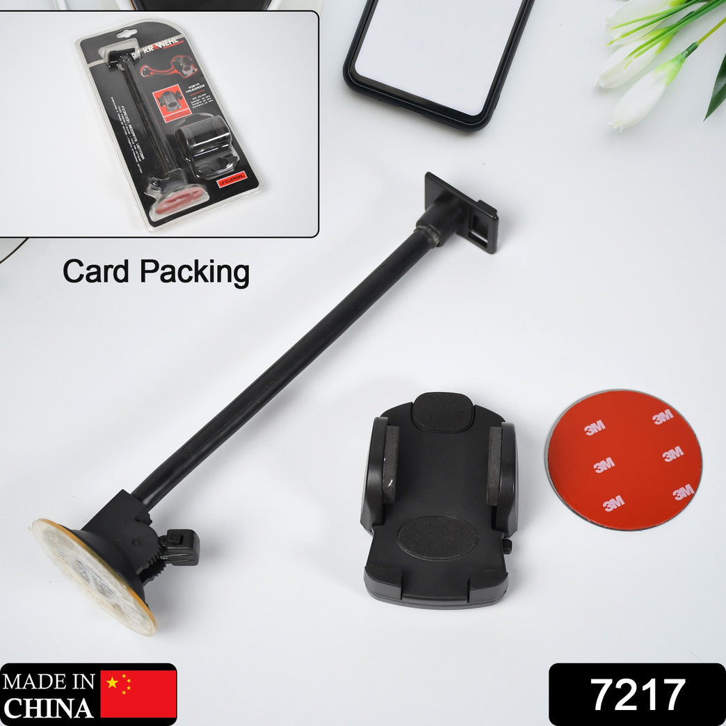 7217 Mobile Phone Holder Long 27cm For Car Windscreen Car Long Phone Mount Dashboard Mount Long Arm Cell Phone Holder With Strong Suction Cup