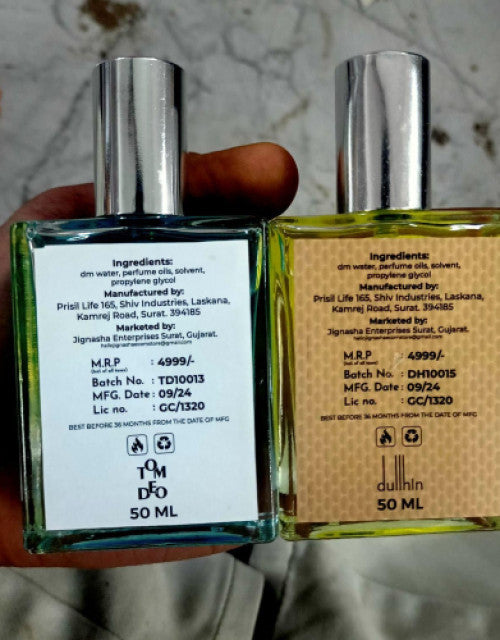 Dullhin London and Tom Deo Luxurious Perfume Combo Pack of 2