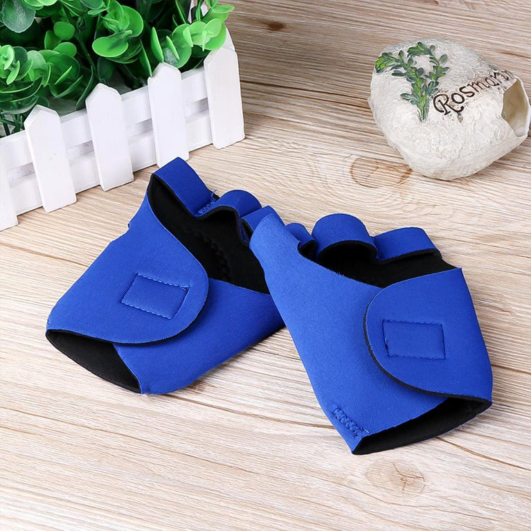 Palm Support Gloves Half Finger Gym Exercise Training Gloves Outdoor (1 Pair With Color Box)