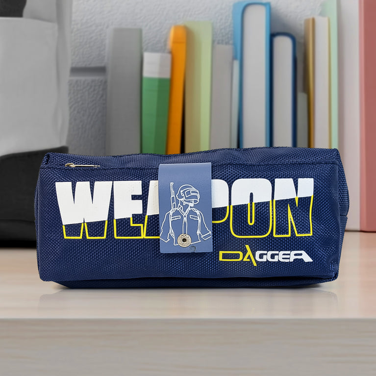 Pencil Pouch With Zipper 1 Pc 2 Compartment)