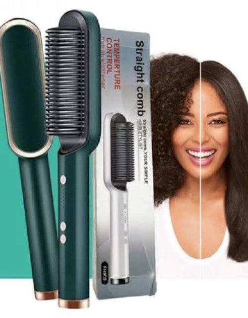 Hair Straightener Comb for Women Hair Straightener Brush (Multicolor)