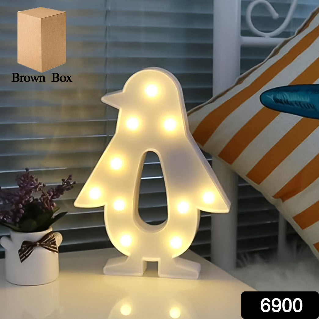 Penguin Shaped Light Led Light Kids Room (1 Pc Battery Not Included)