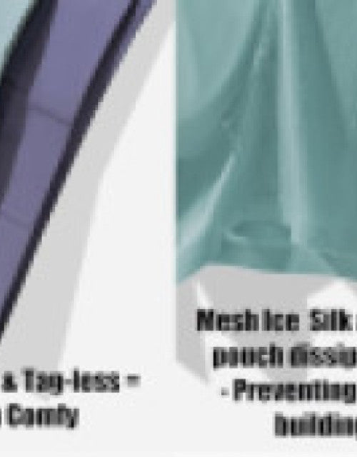 Ice Silk Mesh Mens Underwear - Seamless Trunks for Men - Breathable Boxer Briefs 3-Pack