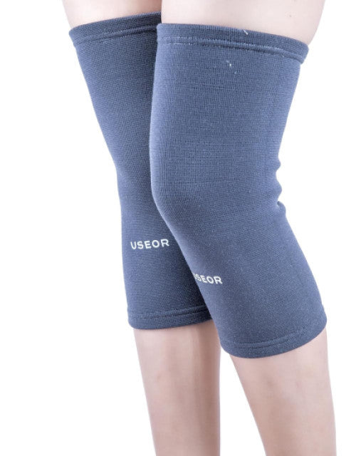 Knee Cap Large Grey Color Knee Support For Men & Women Knee Braces For Sports, Workout & Pain Relief (1 Pair)
