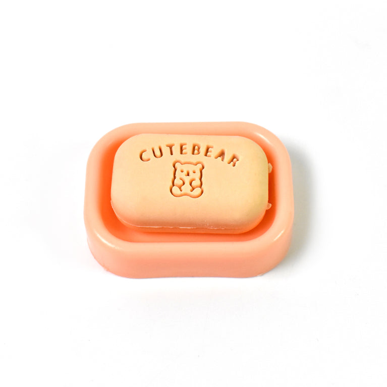 Cute Soap Shaped Erasers With Plastic Case (1 Pc With Case)