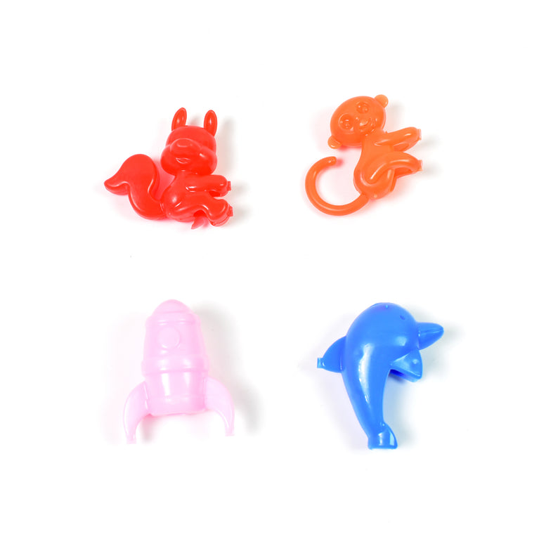 Mix Character Monkey Fish Cat Pencil Top Promotional Toys (1 Pc Mix Colour Design)