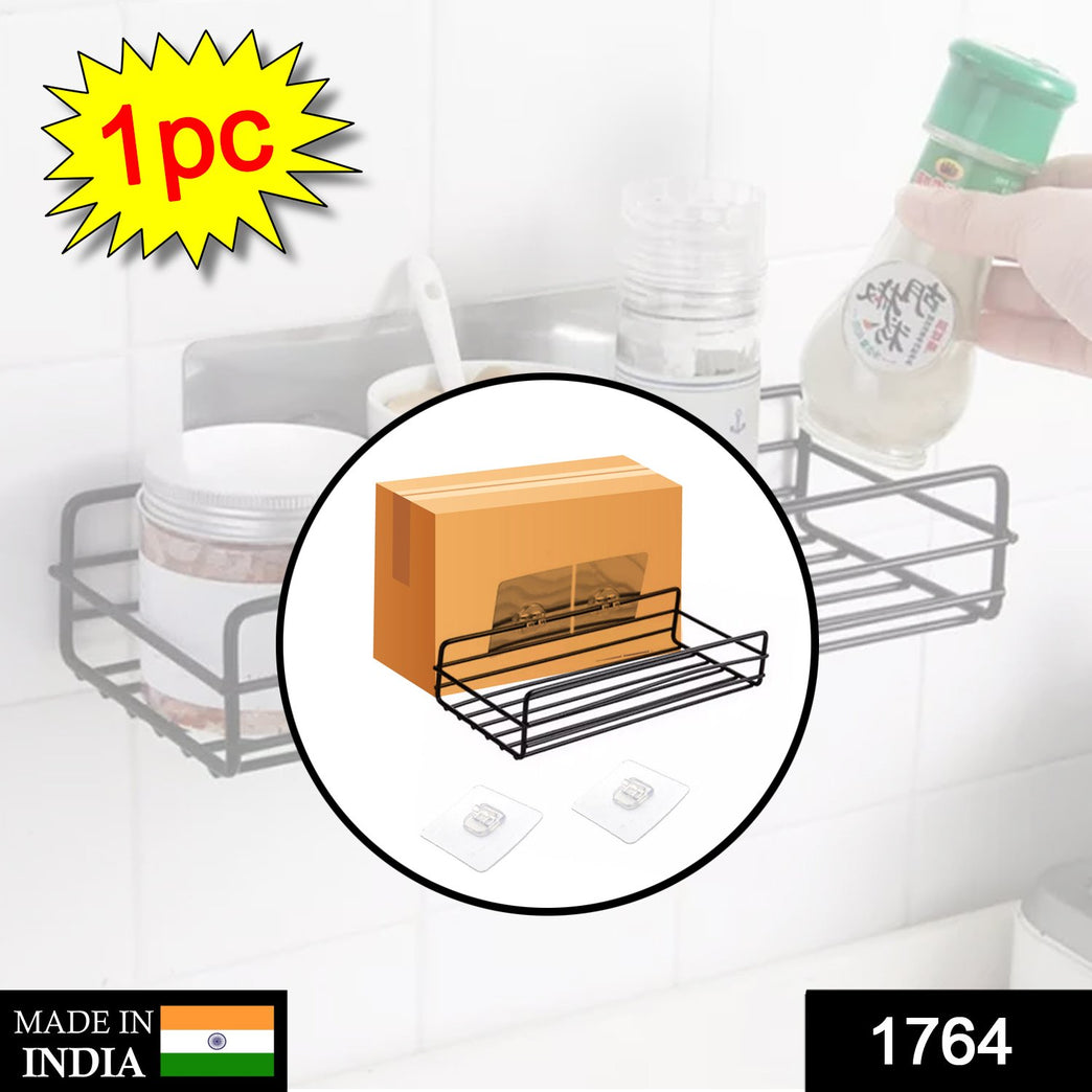 1764 Multipurpose Wall Mount Metal Bathroom Shelf And Rack For Home And Kitchen.