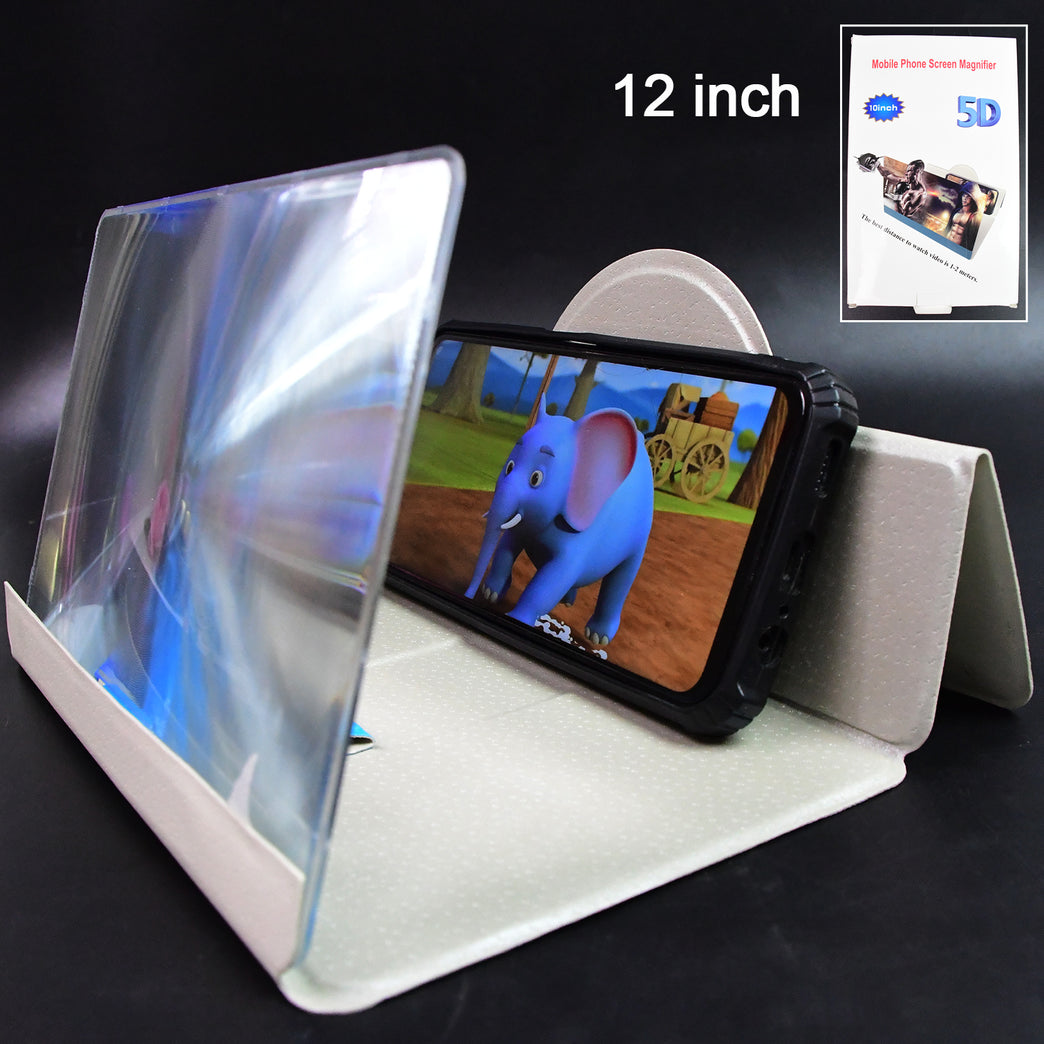 5d Hd Mobile Phone Screen Magnifier Amplifier (1 Pc 12 Inch)