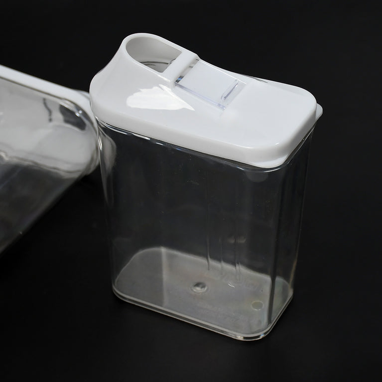 2782 Kitchen Storage Jars Container Set 3pc Transparent Jar Set For Home Kitchen Use