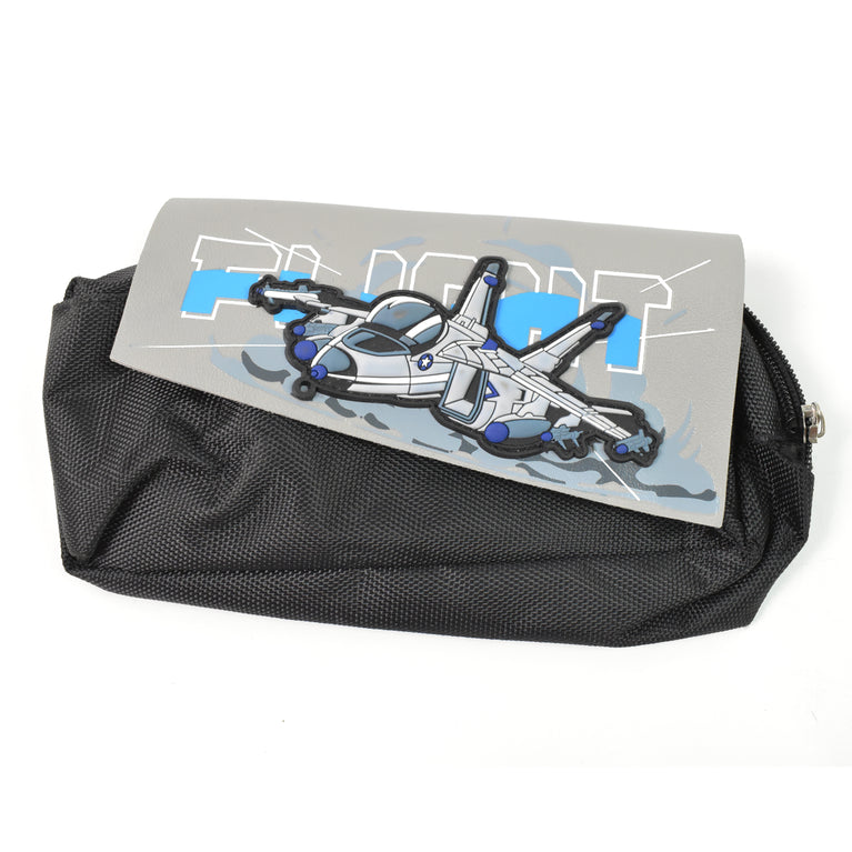 Pencil Pouch With Zipper Students Pencil Case Large Capacity Makeup Pouch Stationery Bag (1 Pc 2 Compartment)