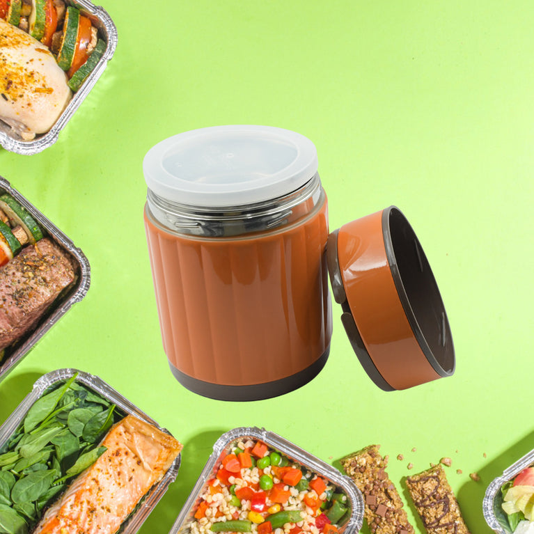 5515 Leak-proof Thermos Flask For Hot Food Warm Soup Cup Vacuum Insulated Lunch Box Food Box For Thermal Container For Food Stainless Steel