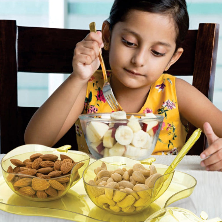 2969 Apple Shape 2piece Serving Set Of Bowl With Spoon Tray. Dinnerware Serving Snacks Pickle