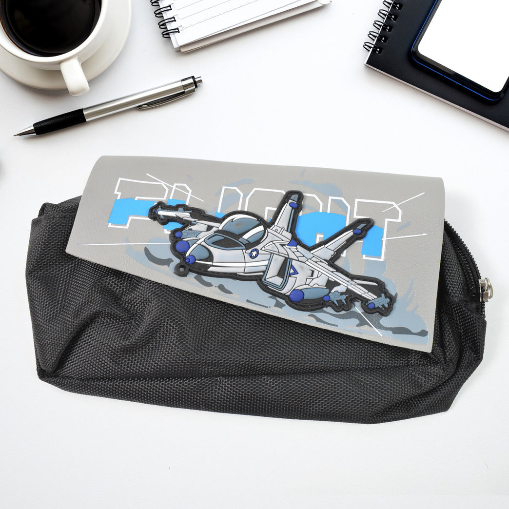 Pencil Pouch With Zipper Students Pencil Case Large Capacity Makeup Pouch Stationery Bag (1 Pc 2 Compartment)