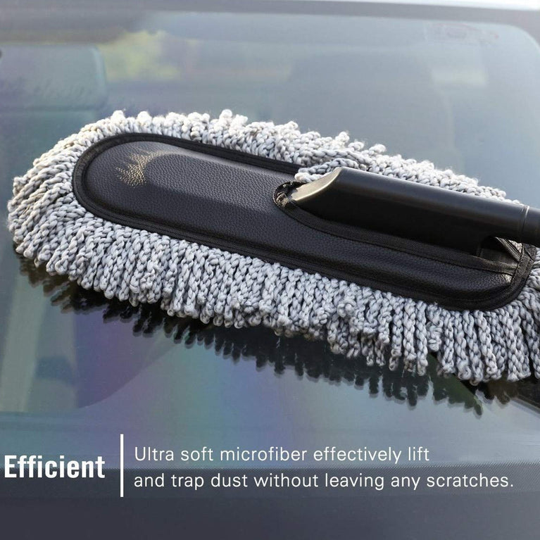 Car Dust Brush Gentle And Efficient Cleaning Tool For Interior And Exterior (1 Pc)