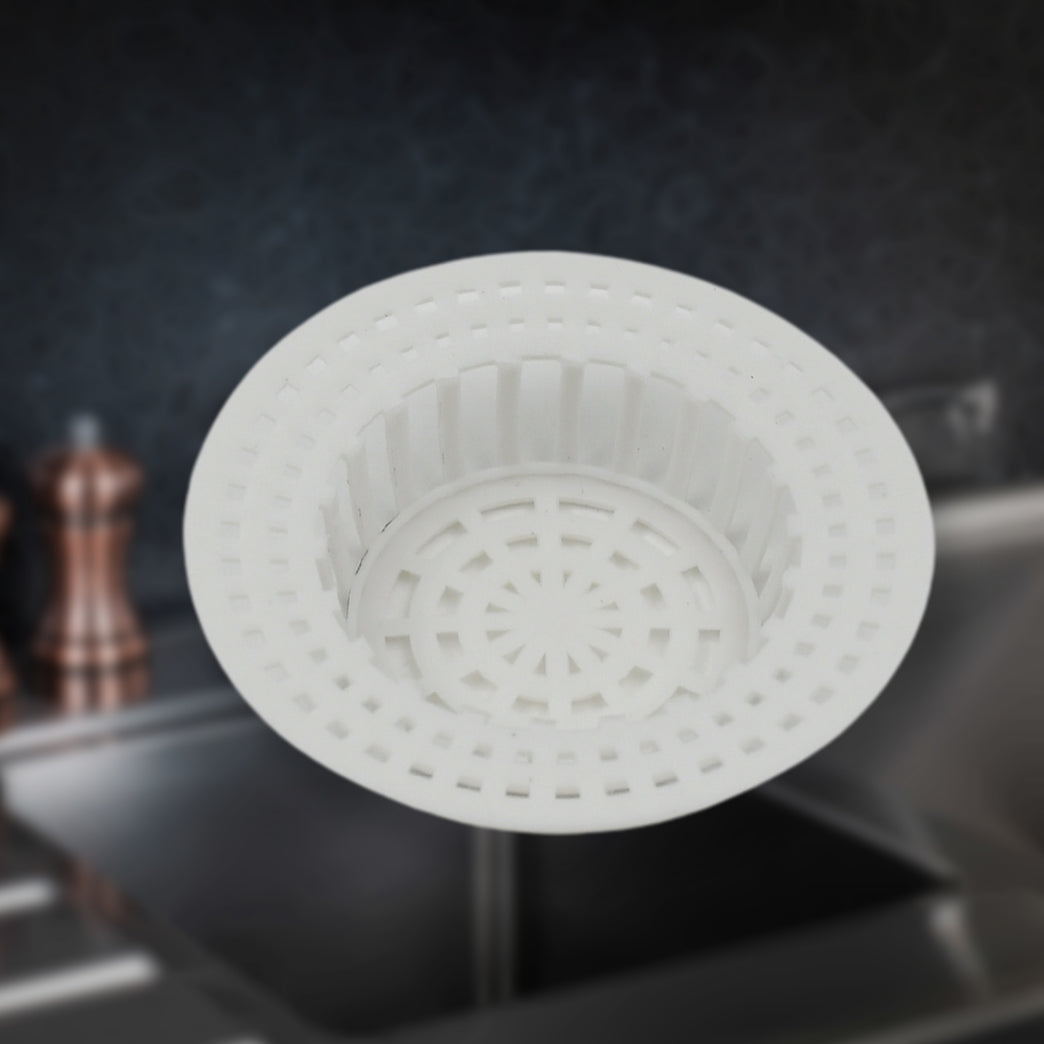 0825 Plastic Sink Strainer For Kitchen Basin Strainer Waste Filter Jali Basin Strainer Sink Jali Waste Filter Cup Sink Mesh Filter Plastic Drain Strainer (3 Pcs Set)