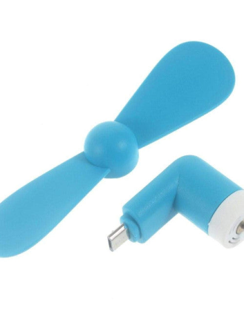 (Pack of 1) Portable USB Fan for OTG Enabled Phone Only, Multicolor, Small Fan for Android Smartphone/Tablet/Laptop/PC