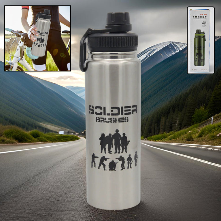 Vacuum Insulated Stainless Steel Bottle Stainless Steel (1000 Ml 1 Pc)