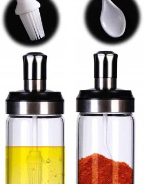 Powder for Kitchen Glass Glass Round Pastry Brush (Pack of 2)