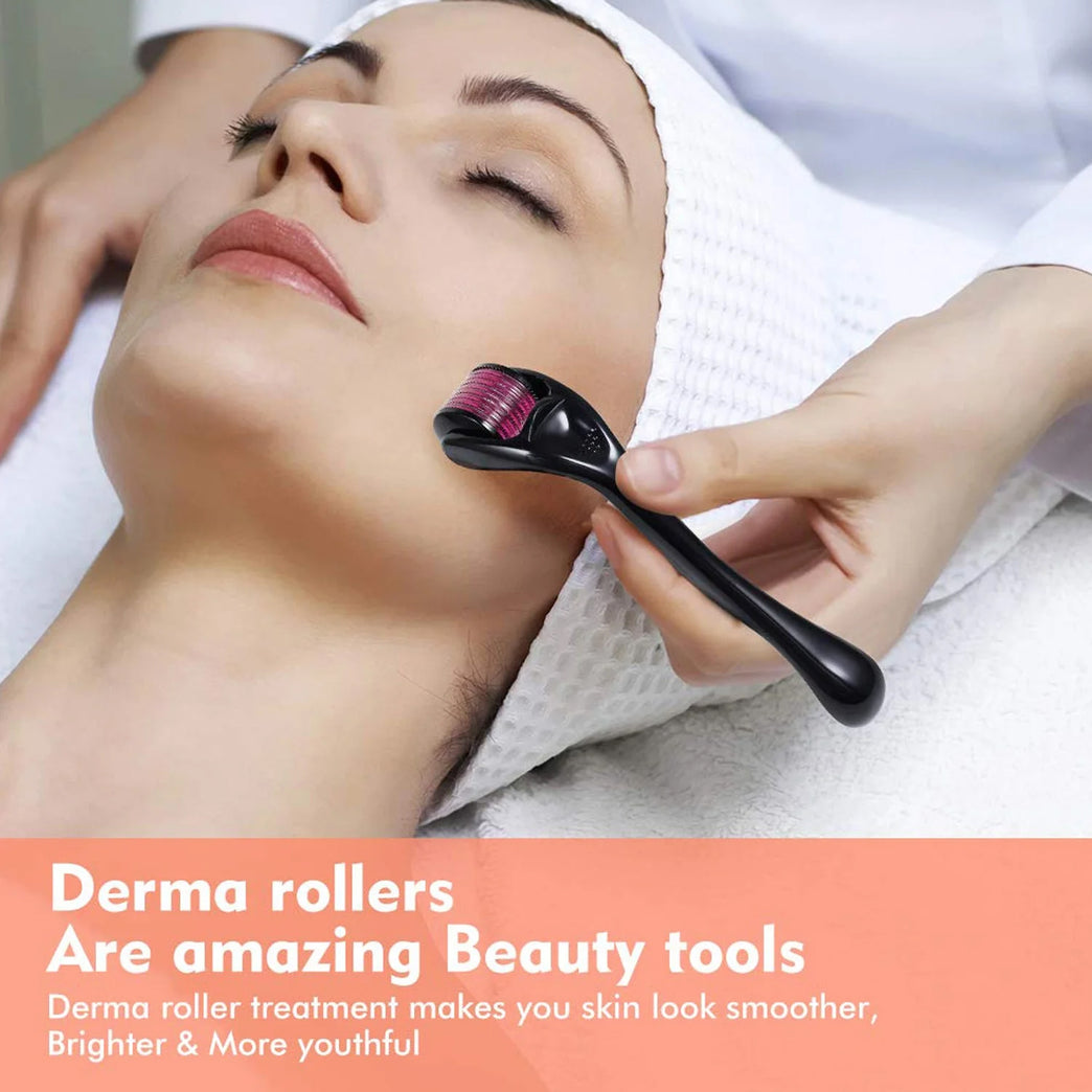 Derma Roller Anti Ageing And Facial Scrubs Polishes Scar Removal Hair Regrowth (1.5 Mm)