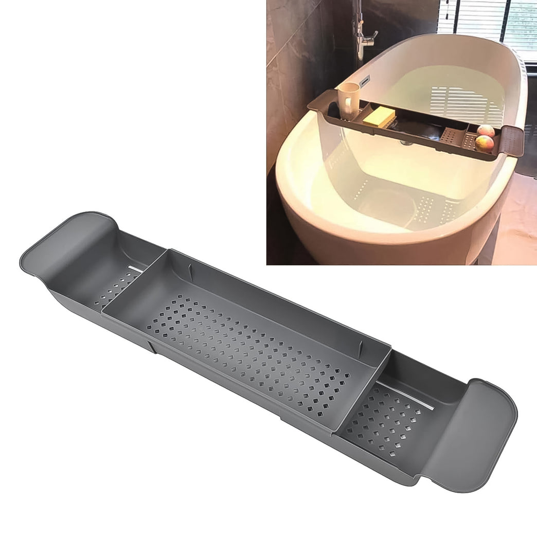 Retractable Bath Caddy Retractable Bathtub (78 Cm Long Adjust 1 Pc With White Box)