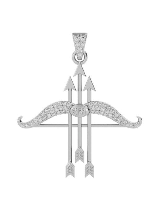 Ram Dhanush Silver Pendant Chain