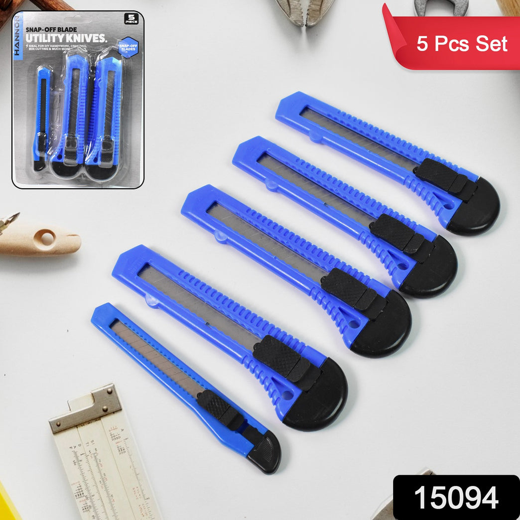 Multi-use Iron Cutter Knife (5 Pcs Set Mix Size)