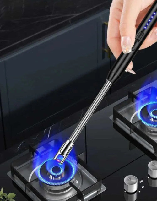 Multicolored USB Electric Rechargeable Kitchen Lighter