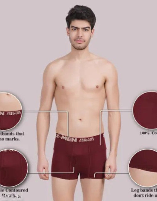 X-MEN Men's Cotton Underwear (Pack of 3)