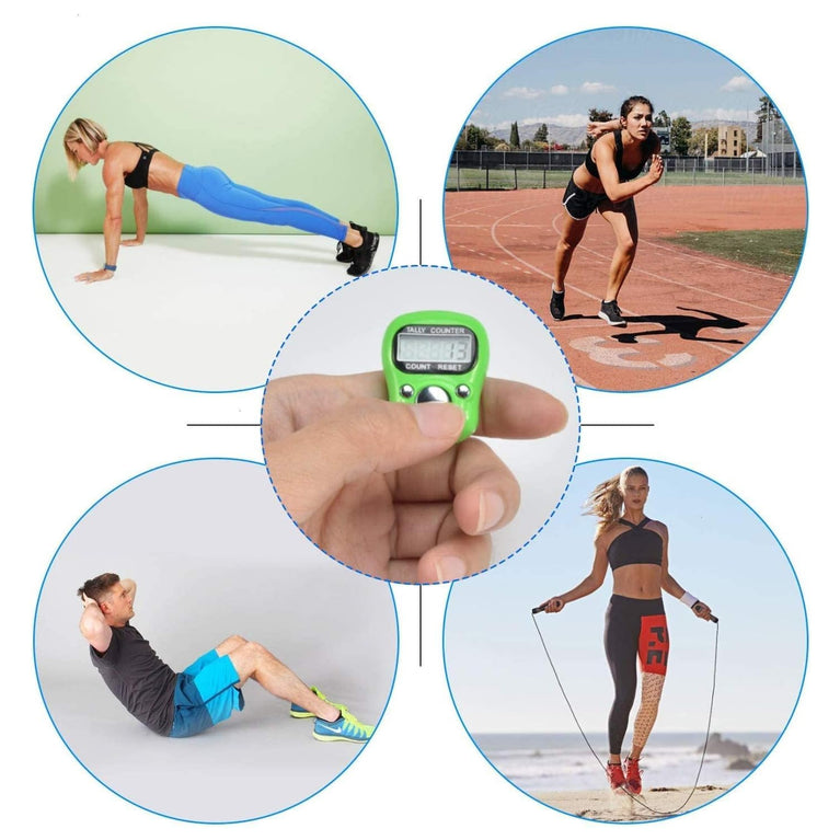 Plastic Portable Rotating Digital Finger Counter (1 Pc)